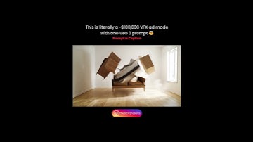 I Made a $100,000 VFX Ad with Just One Veo3 Prompt Here