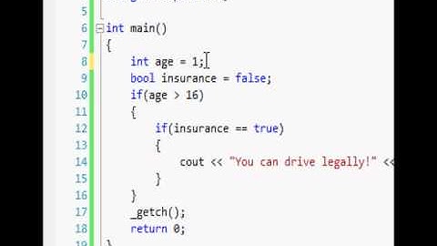 Visual C++ 2010 Tutorial 18 - Nesting If Statements