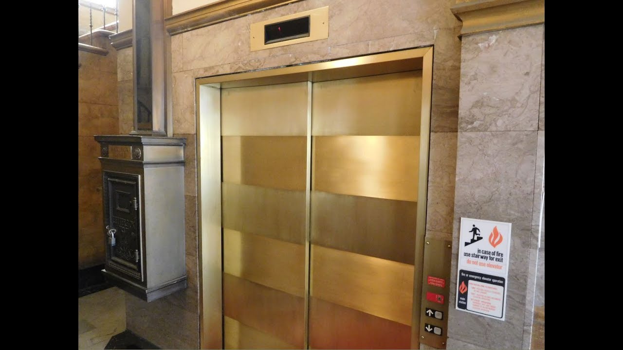 Vintage Manual OTIS Traction Elevator-Professional Building-Monterey