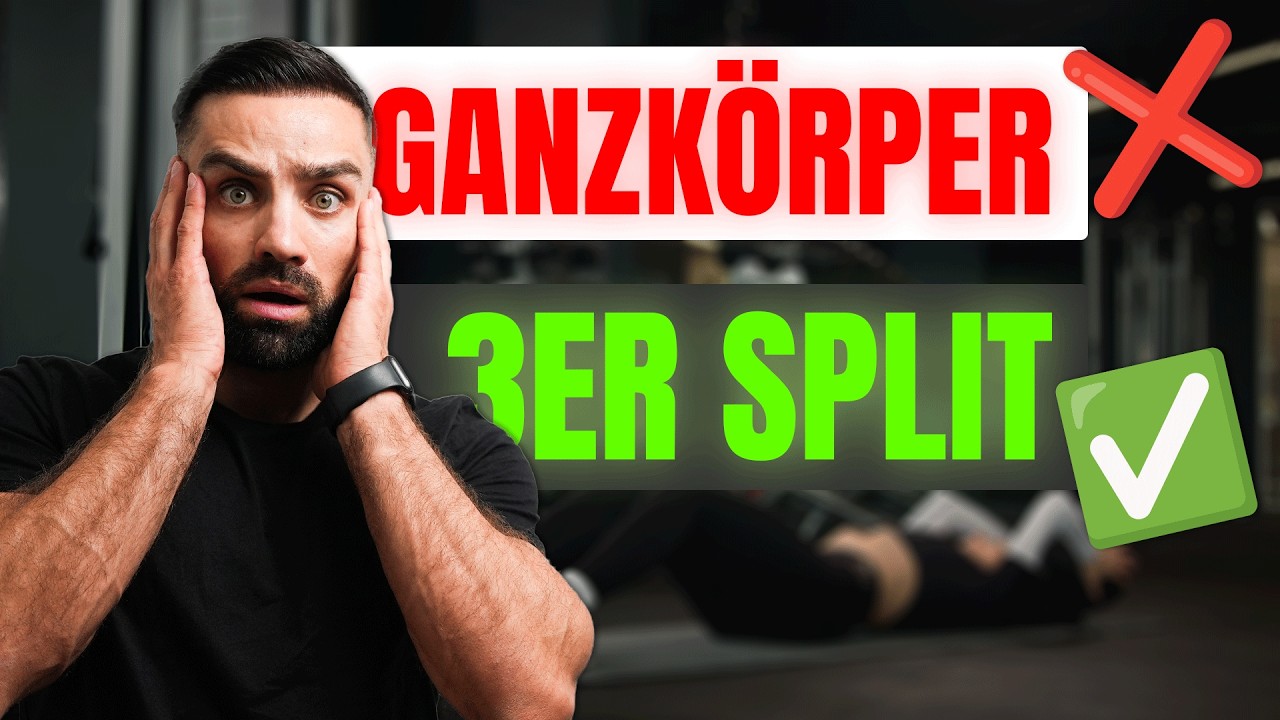 3ER -SPLIT TRAININGSPLAN (VOR- und NACHTEILE + 2 GRATIS PLÄNE) #Trainingsplan
