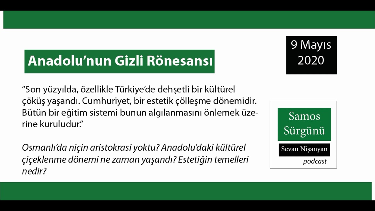 Anadolu’nun Gizli Rönesansı