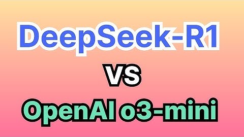 DeepSeek-R1 vs OpenAI o3-mini