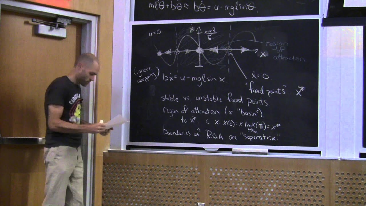 Lecture 2 for MIT 6.832 (Underactuated Robotics) 2015