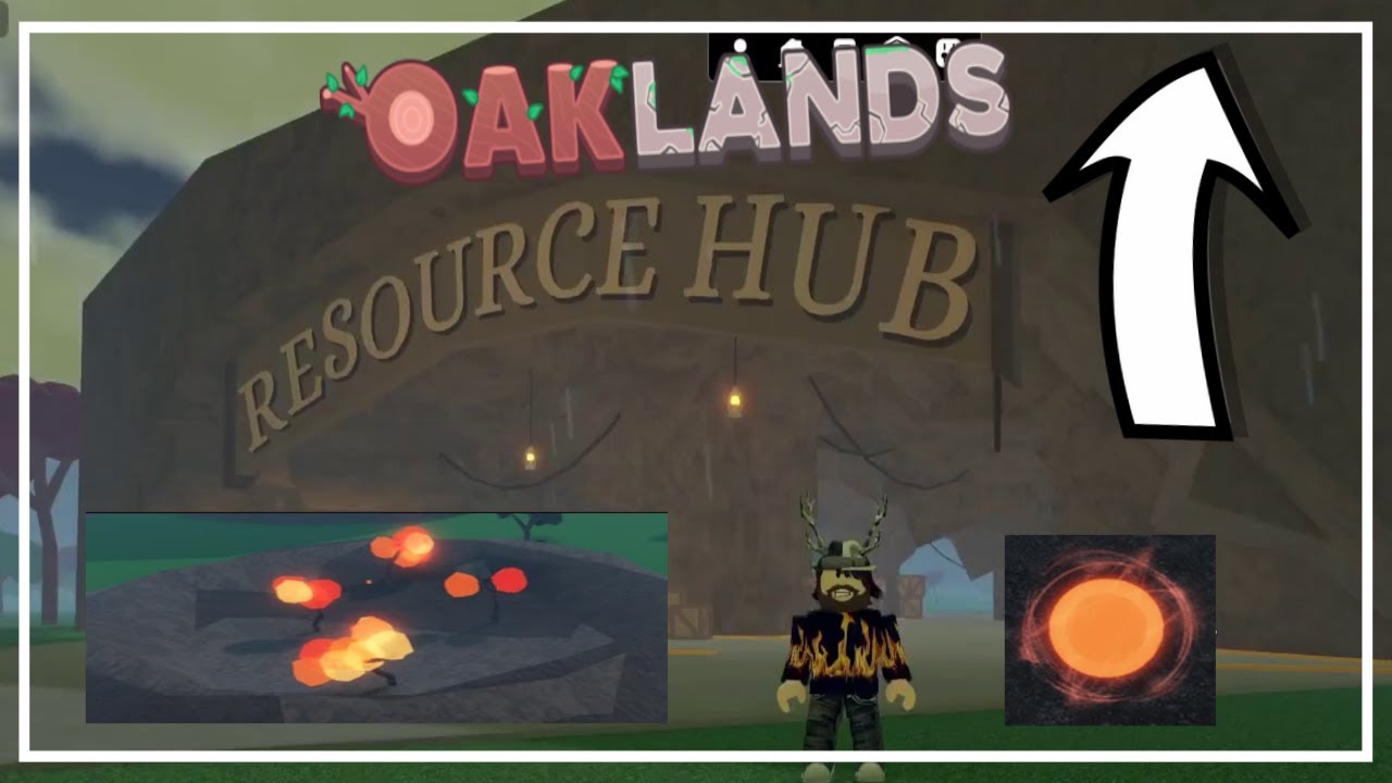Oaklands: How to get up to the meteor crater above the Resource Hub ...
