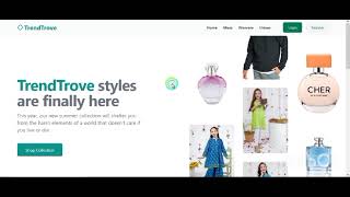 Created a brand new complete E-commerce Store Website TrendTrove