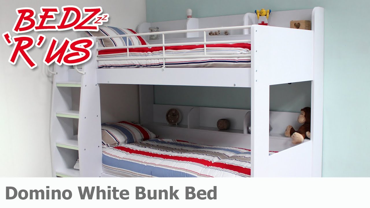 domino white bunk bed