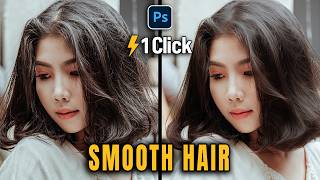 Smooth Hair Instantly in Photoshop (Free Action)