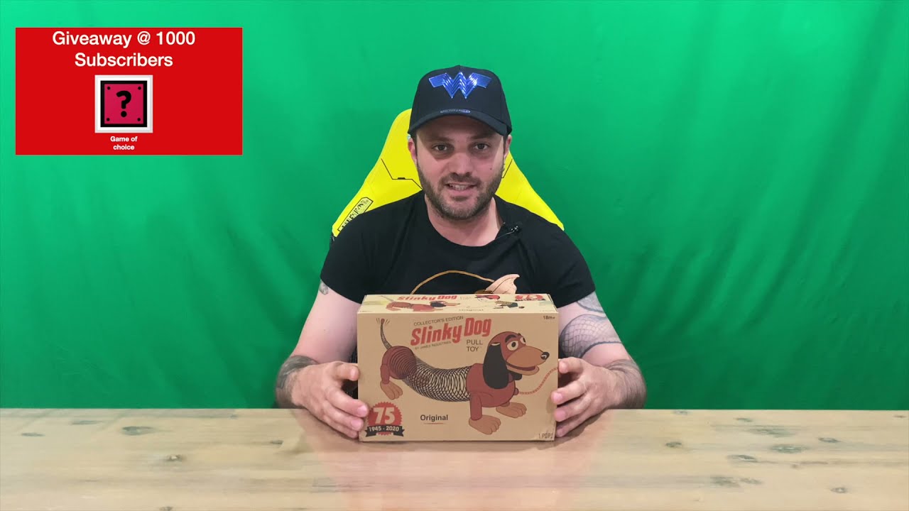 Ep 874 - 75th Anniversary Slinky Dog Pull Toy Unboxing