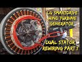 FREE ENERGY PROJECT LG smartdrive stator re wiring instructions for 12v/24v Wind Turbine Generators