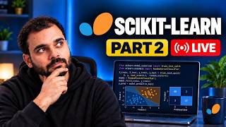Scikit-Learn Masterclass Part 2 🔴 LIVE | Build Machine Learning Models from Scratch | Python