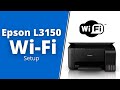 Epson L3150 wifi connection setup