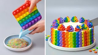 Most Amazing Rainbow Cake Decorating Recipes For All the Rainbow Cake Lovers | Perfect Colorful Cake