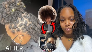 I GOT PERMANENT LOC EXTENSIONS? (4 Week Update) + Mini Q&A | My Natural Hair Journey