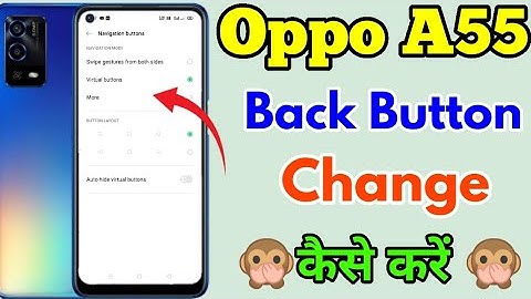 Oppo A55 Back Button Change Kaise Karen || How To Change Back Button In Oppo A55 || Oppo Setting