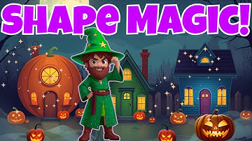 Learn 2D Shapes 🎃 Halloween Shape Hunt | Fun Math for Kids