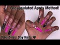 Encapsulated Après Dupe Method! AliExpress Gel X Tips | Valentine’s Day Nails | Ombré Y2K Nails