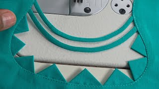 Easy to sew beautiful neck design