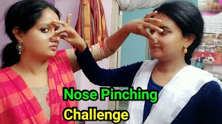 Nose Pinching Challenge In Telugu | Nose Twisting Challenge | Nose Pulling Challenge