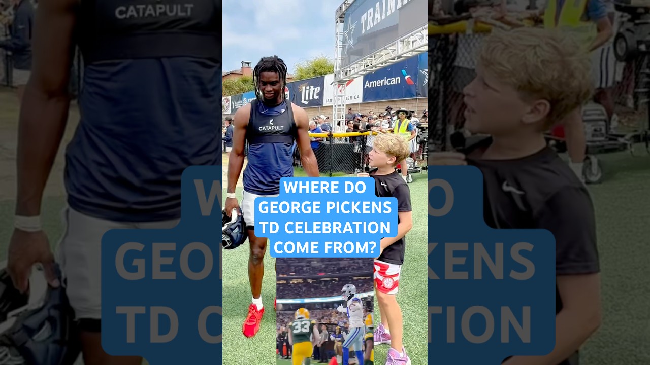 Откуда взялись празднования TD Джорджа Пикенса? @DallasCowboys