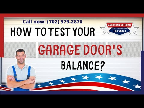 #Garagedoorrepair | How to Test your Garage Door's Balance