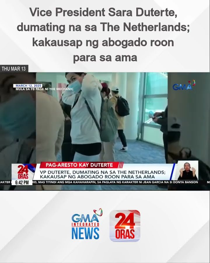 Vice President Sara Duterte, dumating na sa The Netherlands | 24 Oras
