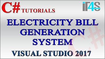C# Tutorial - Electricity Bill Generation System using C# | Metro Forms