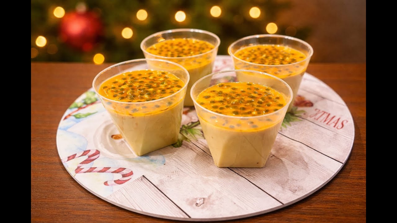 MOUSSE DE MARACUYÁ [Solo 3 Ingredientes] 