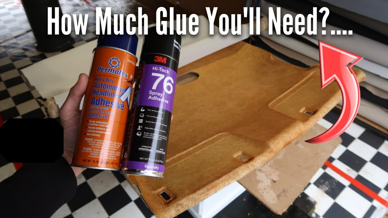 What Glue to Use for Car Headliner  BEST Roof Lining Adhesive 