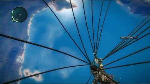 Just Cause 2 video SKYDIVE OUT OF HELICOPTER AND GET BACK IN