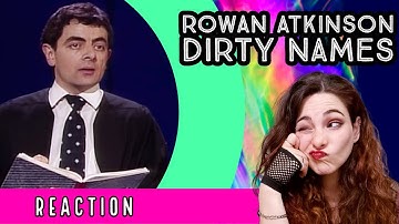 American Reacts - ROWAN ATKINSON - Dirty Names