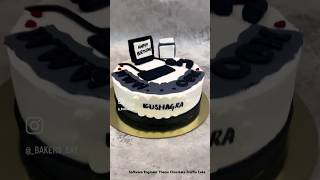 Software Engineer Theme Chocolate Truffle Cake #viral #cake #chocotruffle #trending #ytshorts #new