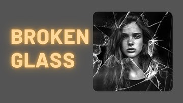 how create broken glass effect in photoshop 2021