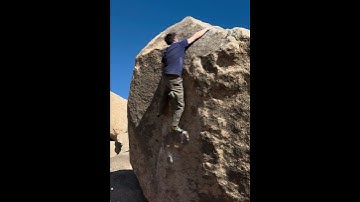 Pinched Loaf V6 | Joshua Tree Bouldering  #bouldering# rockclimbing #outdoorclimbing #joshuatree