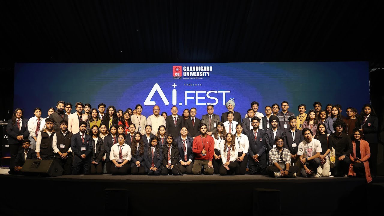 AI fest at Chandigarh University 