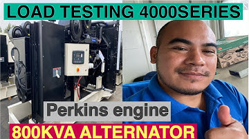 LOAD TESTING perkins 4000series 800kva benzblogs