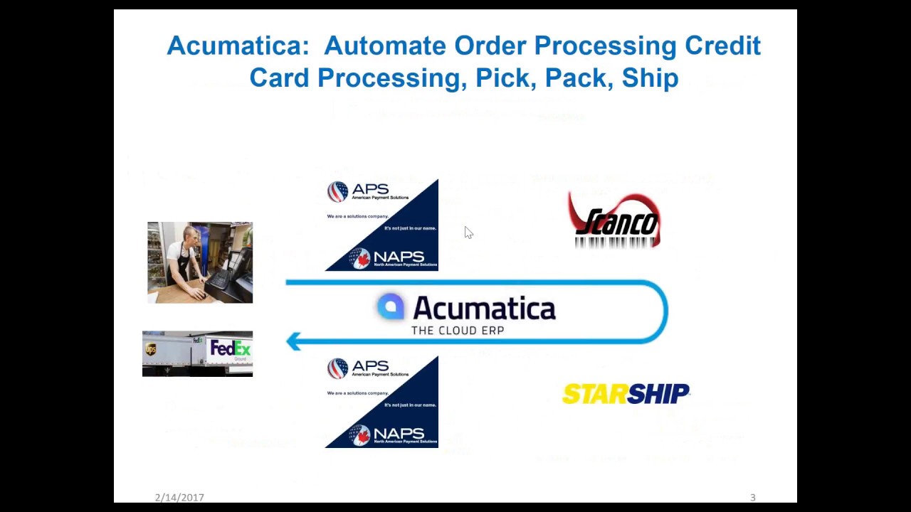 Acumatica Cloud ERP Consultant:  Automate the Entire Order Fulfillment Process