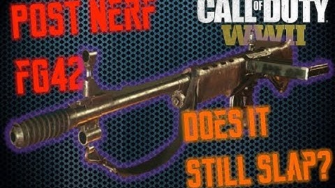 POST NERF FG42 - Does It Still Slap After Patch? Call of Duty WW2 | #DooMRC @WeAreDoomClan