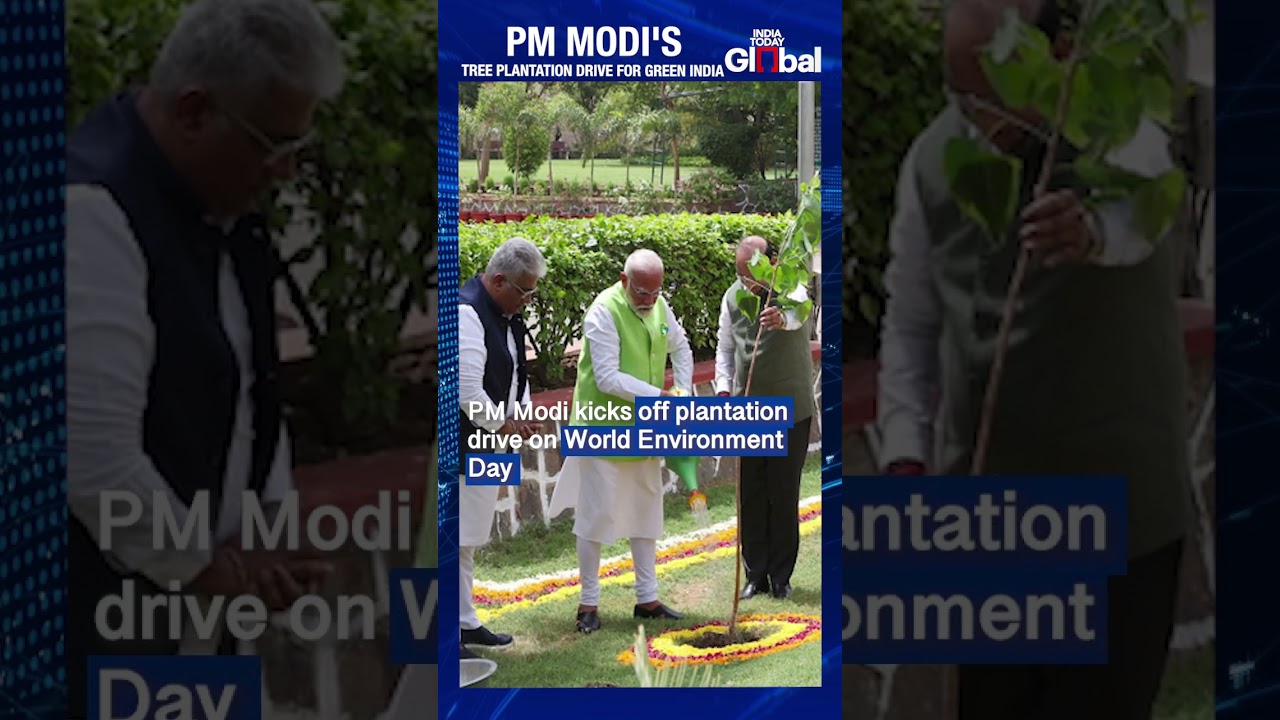 PM MODI LAUNCHES 'EK PED MAA KE NAAM' CAMPAIGN ON WORLD ENVIRONMENT DAY