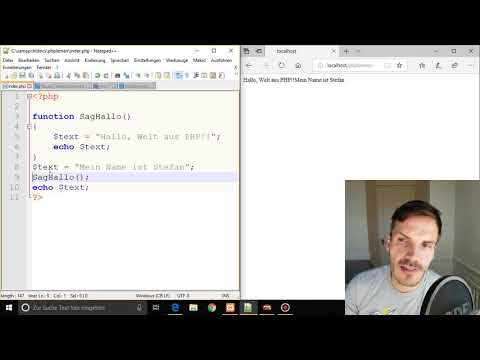 Kreativ Programmieren lernen mit PHP - 13.1 - Gültigkeit einer Variable