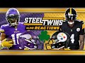Steelers vs Vikings Week 4 LIVE REACTIONS &amp; WATCH PARTY #Steelers #Vikings #NFLSunday #nflfootball
