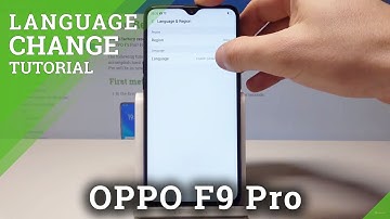 How to Change Language in OPPO F9 Pro - Language Update