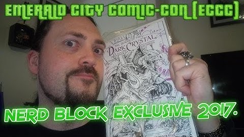 NERD BLOCK | ECCC (Emerald City Comic-Con) Exclusive Box 2017 | Unboxing.