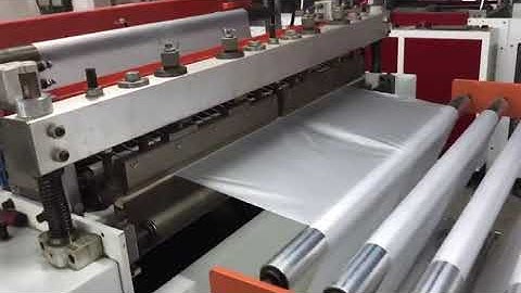 C-FOLD ROLL GARBAGE BAG MAKING MACHINE