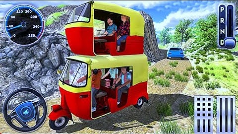 Double Tuk Tuk Auto Rickshaw Simulator 2020 - Cargo Tuk Vehicle Drive - Best Android GamePlay