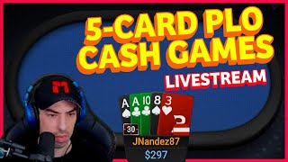 $2/$5 and $5/$10 5-Card PLO Cash Games