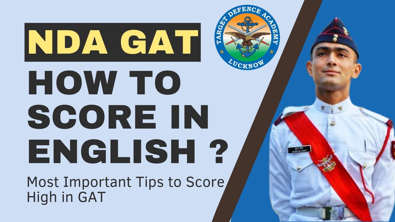 How to Score in GAT ? | English Important Points | Best NDA Coaching in ...