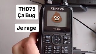 Kenwood THD75 BUG, ce poste haut de gamme éclaté au sol
