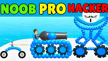 NOOB vs PRO vs HACKER in Draw Joust