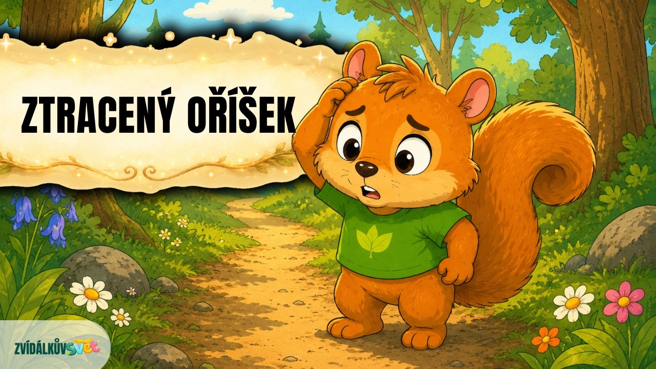 Veverka Ela hledá ztracený oříšek - audio pohádka na dobrou noc