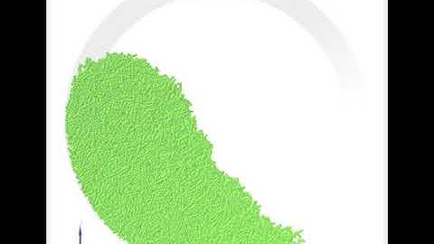 Avalanche Powder in rotating drum DEM simulation